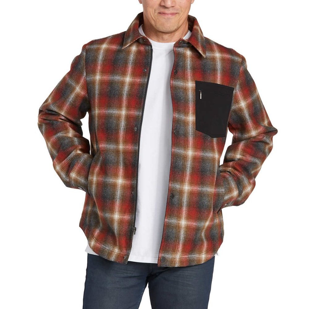 Red NWT Pendleton Men’s Wool Blend Shirt‎ Jacket